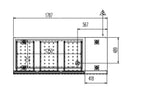 Kühltisch Profi 0/6 Superior mit Aufkantung - GN 1/1