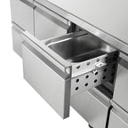Bäckereikühltisch Premium 1/6 mit Aufkantung