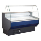 Kühltheke PROFI 150 - rundes Frontglas, 1525 mm, mit LED-Beleuchtung