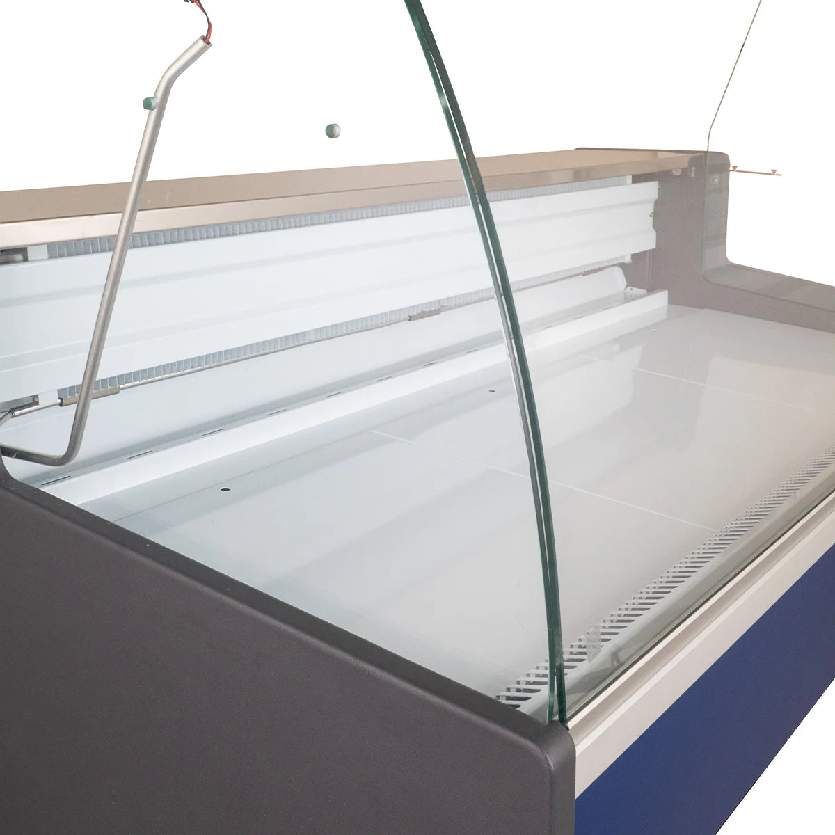 Kühltheke PROFI 150 - rundes Frontglas, 1525 mm, mit LED-Beleuchtung