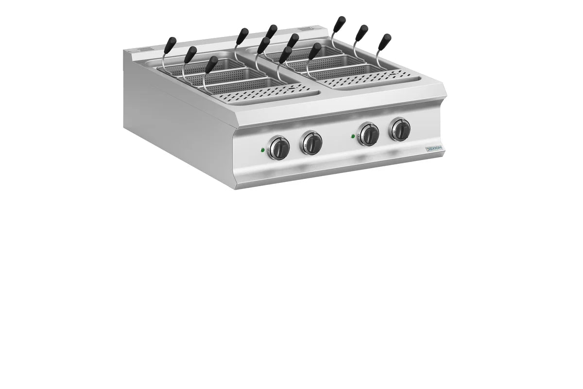Elektro-Nudelkocher Dexion Lux 980 - 80/90 - Tischgerät - 40+40 Liter
