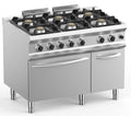 Gasherd Dexion Lux 700 - 110/73 mit Gasbackofen - 6 Kochstellen - 48 kW