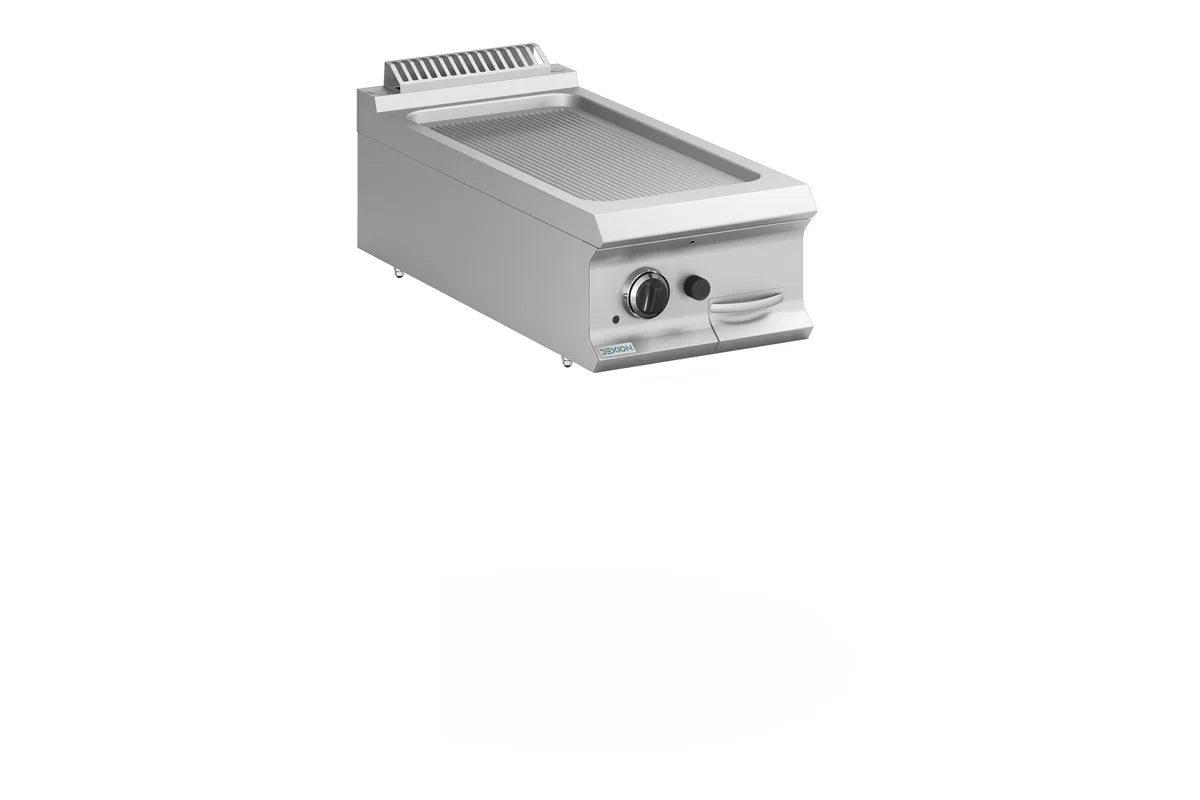 Gas-Grillplatte Dexion Lux 980 - 40/90 - gerillt Tischgerät - 9.2 kW