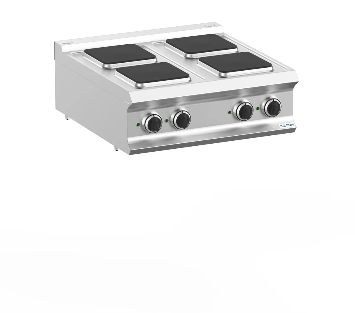 Elektroherd Dexion Lux 700 - 70/73 - Tischgerät - 4 quadratische Kochfelder- 10,4 kW