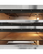 Pizzaofen PROFI PLUS 4+4x36 cm Vollschamott