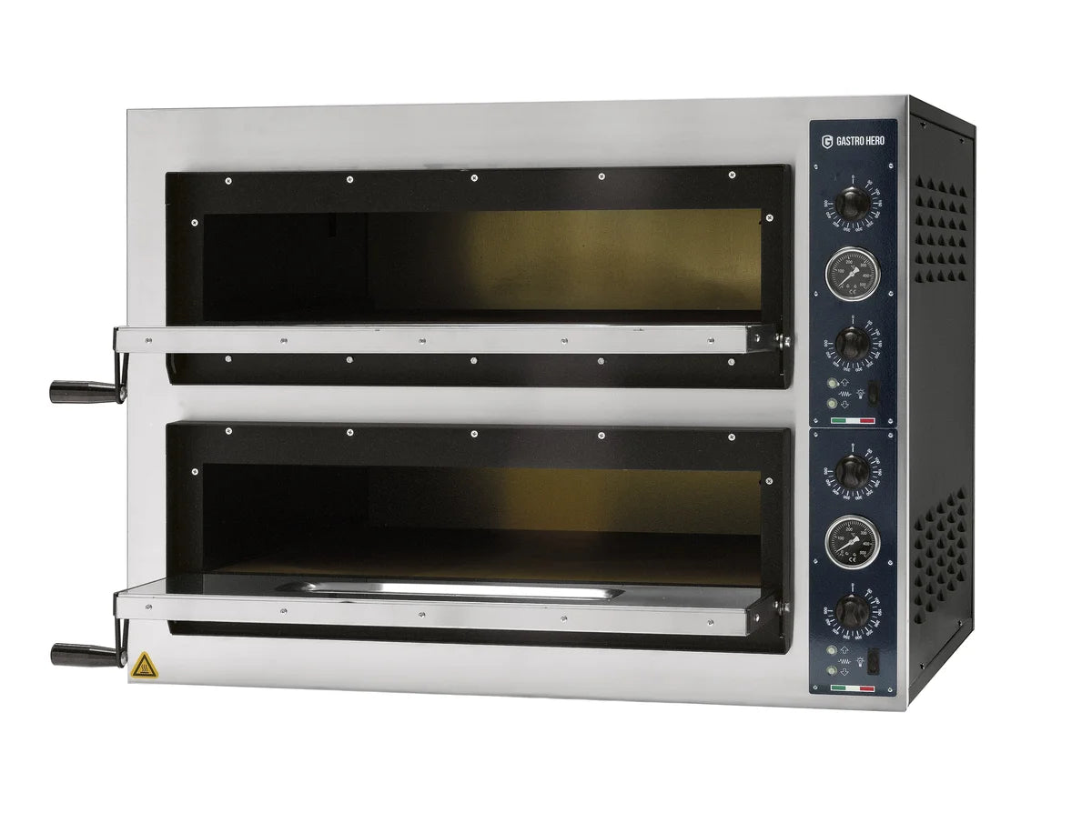 Pizzaofen PROFI PLUS 4+4x36 cm Vollschamott