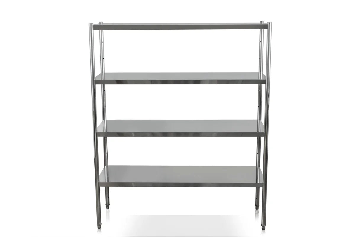 Edelstahl Regal Basic 1200x500x1800 mm, Selbstmontage