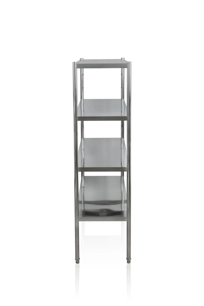 Edelstahl Regal Basic 1200x500x1800 mm, Selbstmontage