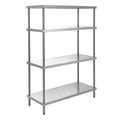 Edelstahl Regal ECO 1000x500x1800 mm