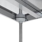 Edelstahl Regal ECO 1000x500x1800 mm