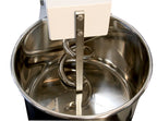 Spiral-Teigknetmaschine PROFI 33 Liter 400V mit Rollen - variabler Kopf