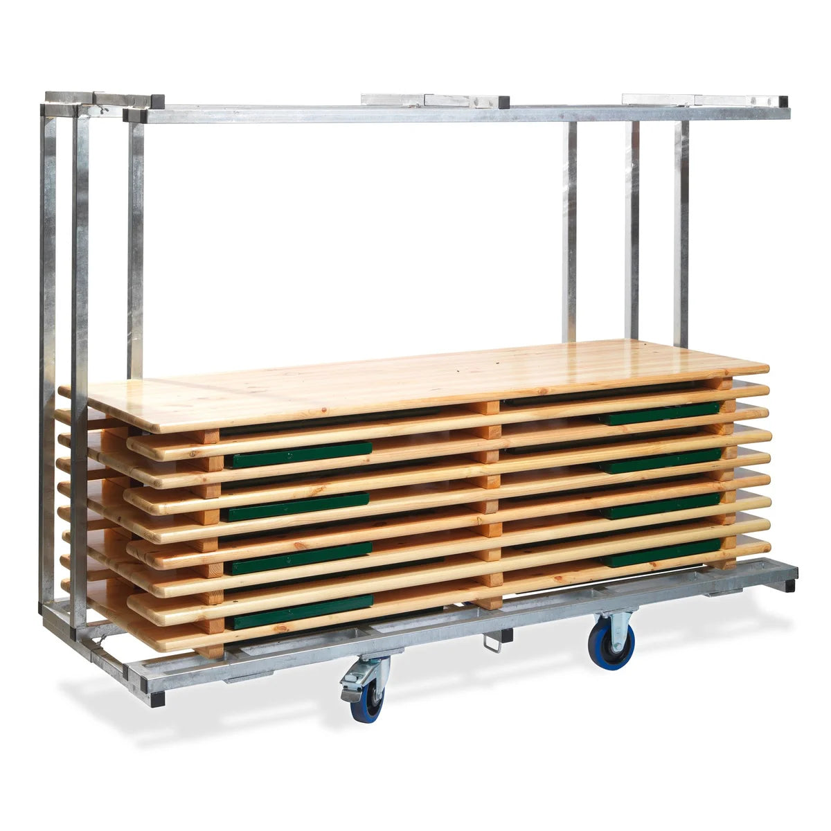 Feros Transportwagen für bis zu 10 Festzelgarnituren,(BxTxH) 2315x590/890x1805 mm