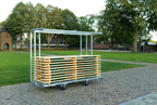 Feros Transportwagen für bis zu 10 Festzelgarnituren,(BxTxH) 2315x590/890x1805 mm