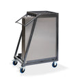 Feros Transportwagen für bis zu 5 Edelstahl Klapptische, 880 x 650 x 1130 mm