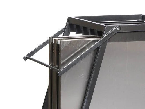 Feros Transportwagen für bis zu 5 Edelstahl Klapptische, 880 x 650 x 1130 mm