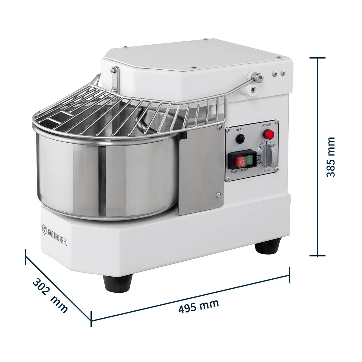 Teigknetmaschine ECO 8 230 Volt - fester Kopf