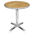 Bolero Bistrotisch Ø600 mm Eschenholz, klappbar, 1 Bein