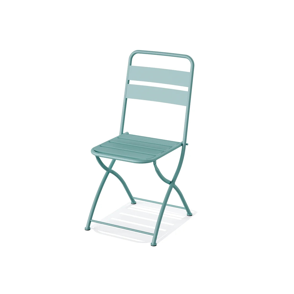 Feros Breeze Bistro Klappstuhl Metall – Blau