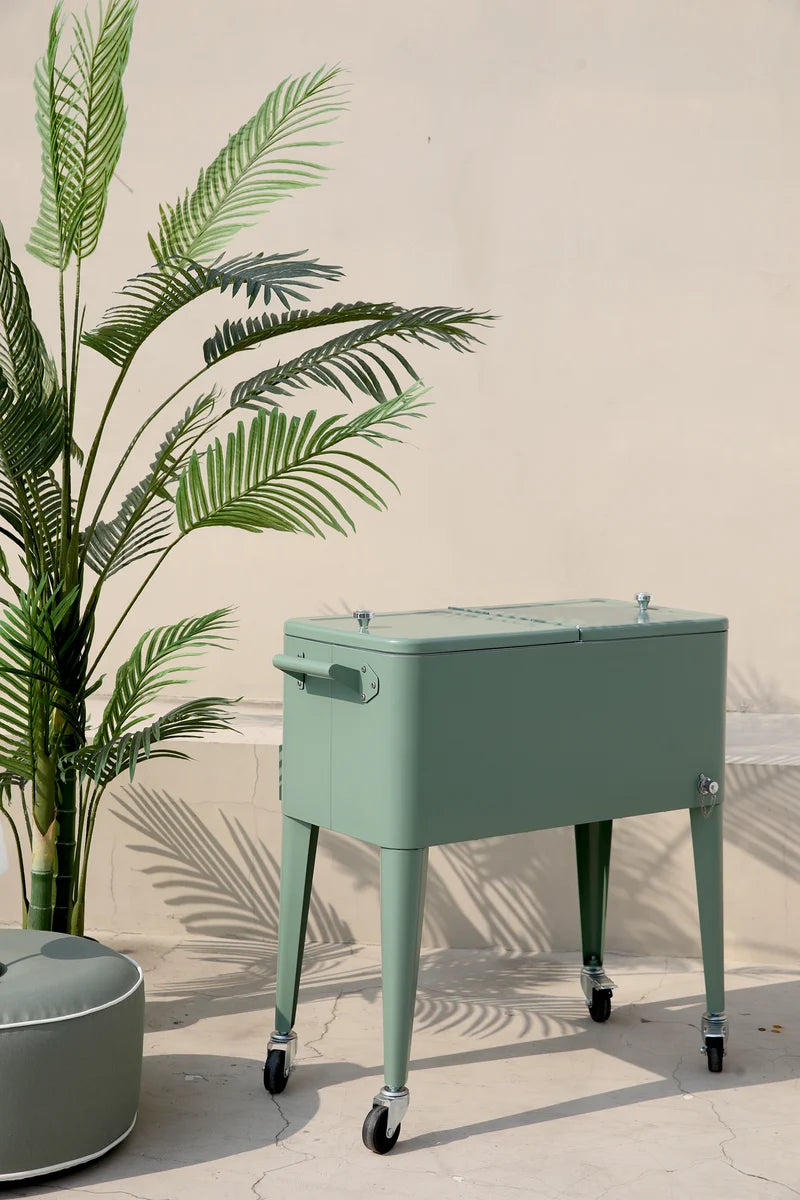 barths Icy Kühlbox auf Rädern – Grün