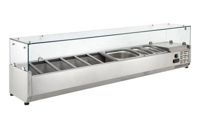 
Kühlaufsatz ECO 6 x GN 1/4 mit Glasaufsatz