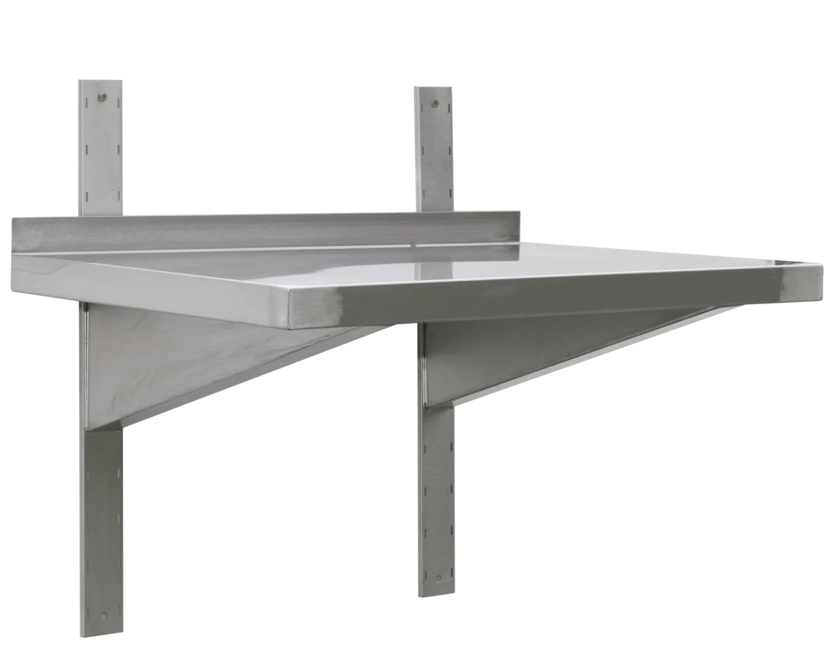 Edelstahl Wandbord  Profi 2000 x 400 x 40 mm