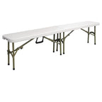 Bolero Klappbank 183cm grau