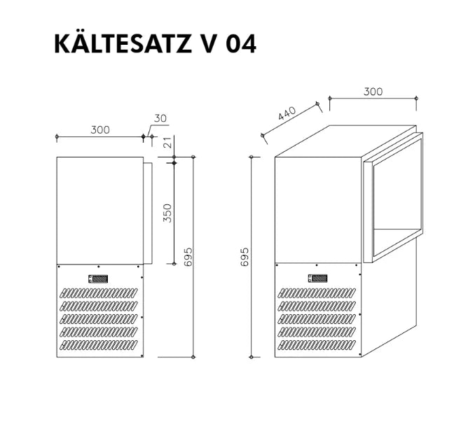 Hefa Abfallkühler 2x 120L