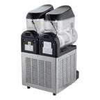 Slush Eis Maschine 2x 12 Liter Edelstahl schwarz