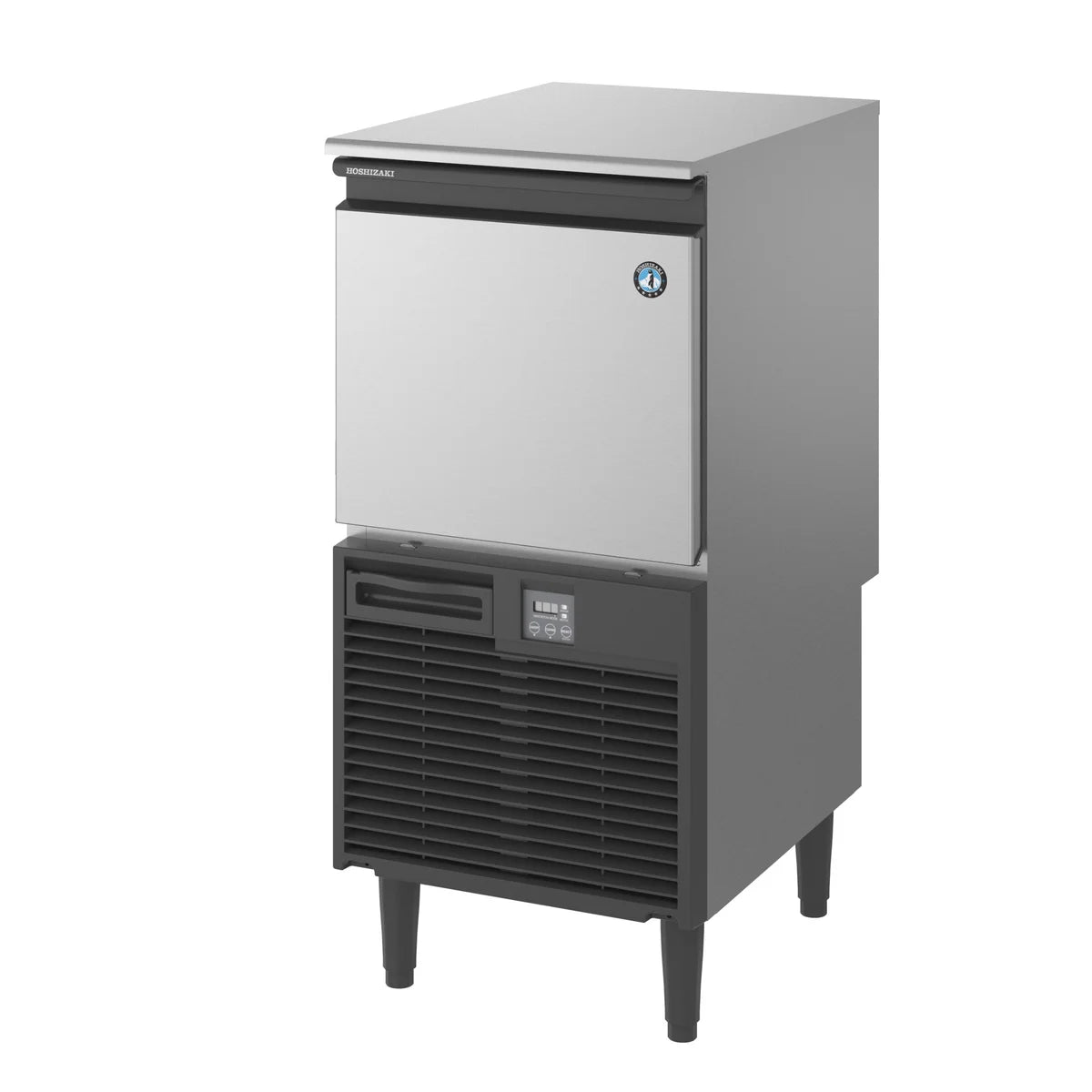 Hoshizaki Crescent-Eisbereiter KM-40C-HC 43 kg/24h mit 16 kg Vorratsbehälter, mit vollautomatischer Reinigung