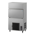 Hoshizaki Volleiswürfelbereiter FlexiCube IM-130PE-F-32 120 kg/24h XL Würfel mit 50 kg Vorratsbehälter, mit Ablaufpumpe