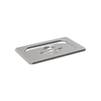 Rieber Edelstahl GN-Deckel GN 1/9 Standard mit Griffmulde, Mod. 191