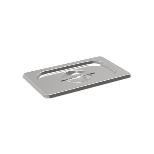 Rieber Edelstahl GN-Deckel GN 1/9 Standard mit Griffmulde, Mod. 191