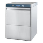 Geschirrspülmaschine HYPRO Digital 50 SLE 50x50 cm Korbmaß, mit Reiniger- & Klarspüldosierer, mit Ablaufpumpe & Enthärter,Drucksteigerungspumpe Made in Europe, 230 Volt