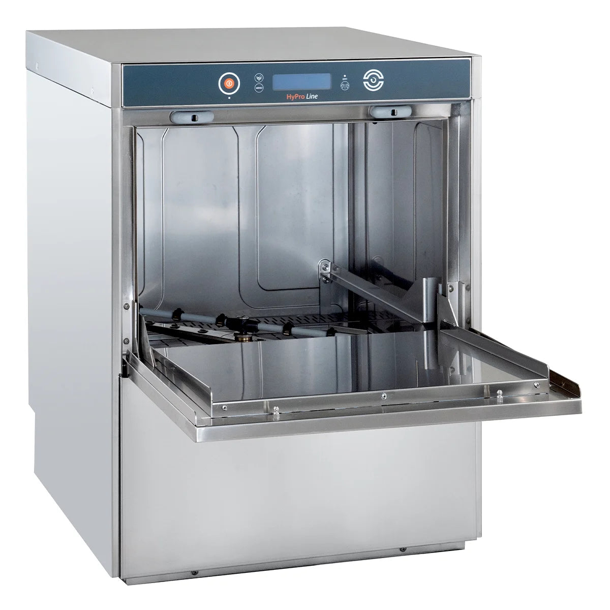 Geschirrspülmaschine HYPRO Digital 50 SL 50x50 cm Korbmaß, mit Reiniger- & Klarspüldosierer, mit Ablaufpumpe, Drucksteigerungspumpe Made in Europe, 230 Volt