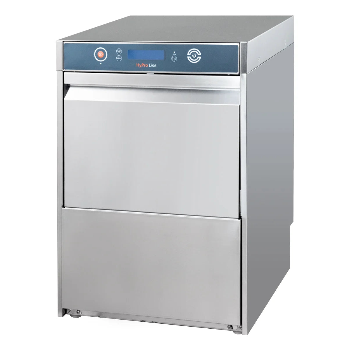 Gläserspülmaschine HYPRO Digital 40 SL 40x40 cm Korbmaß, mit Reiniger- & Klarspüldosierer, mit Ablaufpumpe & Drucksteigerungspumpe Made in Europe, 230 Volt