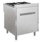 Gasherd ECO mit offenem Unterbau - 28,8 kW - 4 Brenner