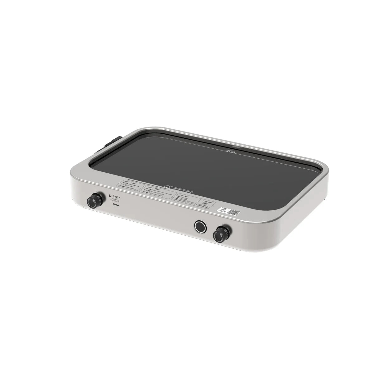 Rieber Digitale & App-gesteuerte Catering-Küche mit Cerankochfeld K-POT CONNECT 1/1-ck-2200-2Z silber
