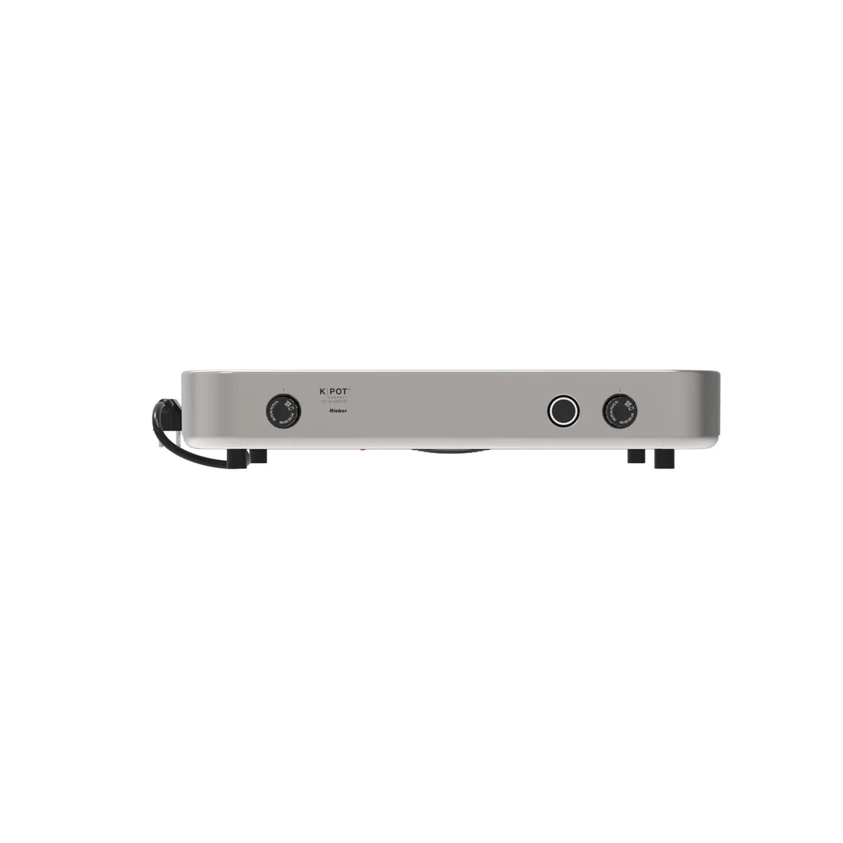 Rieber Digitale & App-gesteuerte Catering-Küche mit Cerankochfeld K-POT CONNECT 1/1-ck-2200-2Z silber