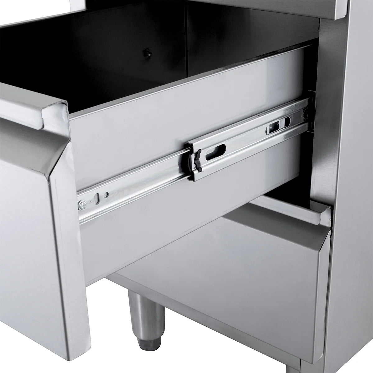 Edelstahl-Schubladenschrank BASIC 3er Einheit 600, AISI 201