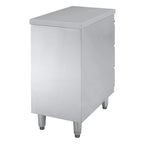 Edelstahl-Schubladenschrank BASIC 3er Einheit 600, AISI 201
