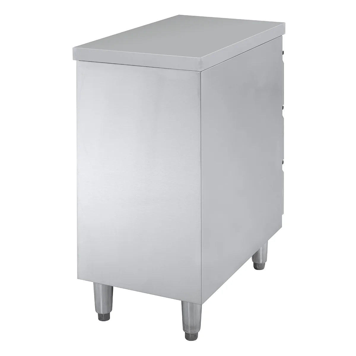 Edelstahl-Schubladenschrank BASIC 3er Einheit 600, AISI 201