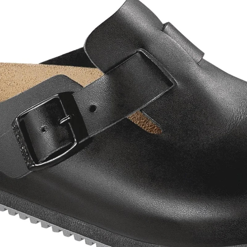 Birkenstock Boston Super Grip Clogs schwarz Größe 46