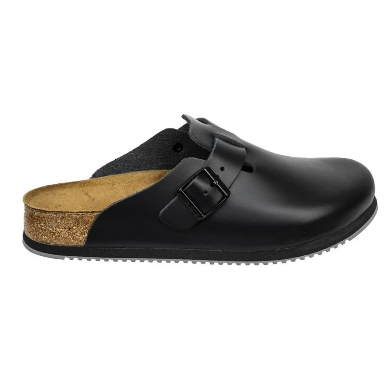 Birkenstock Boston Super Grip Clogs schwarz Größe 45