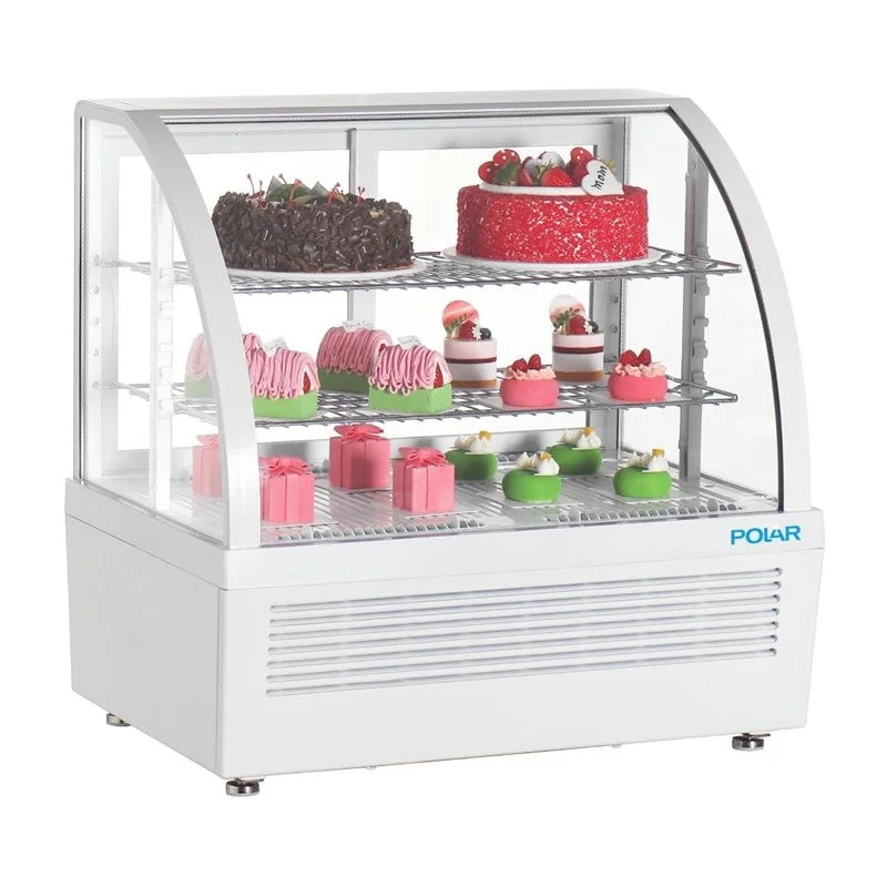 Polar C-Serie Tischkühlvitrine 100 Liter weiß