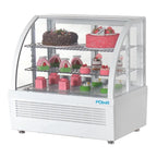 Polar C-Serie Tischkühlvitrine 100 Liter weiß
