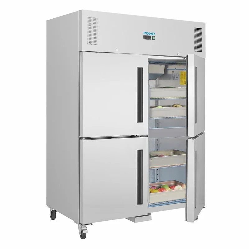 Polar G-Serie Gastro Kühlschrank 1200 Liter mit geteilten Türen