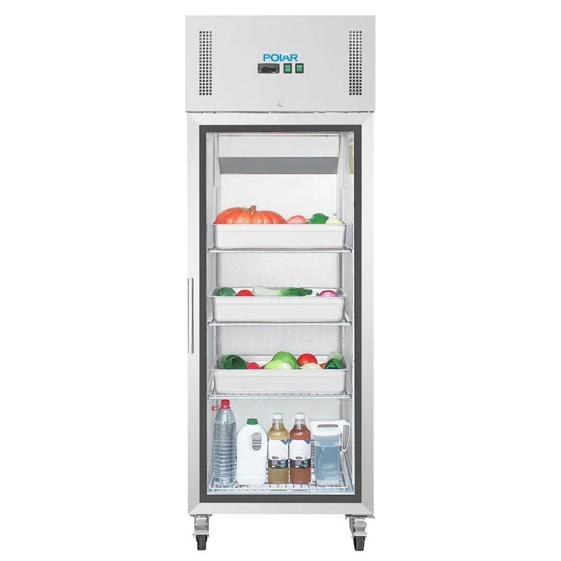 Polar G-Serie Gastro Kühlschrank 1-türig 600 Liter mit Glastür