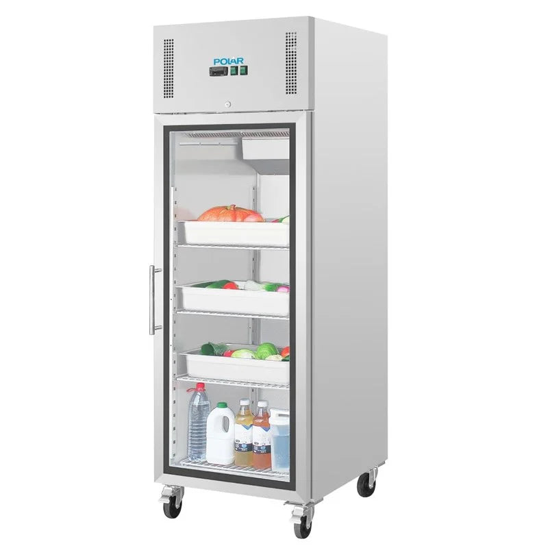 Polar G-Serie Gastro Kühlschrank 1-türig 600 Liter mit Glastür
