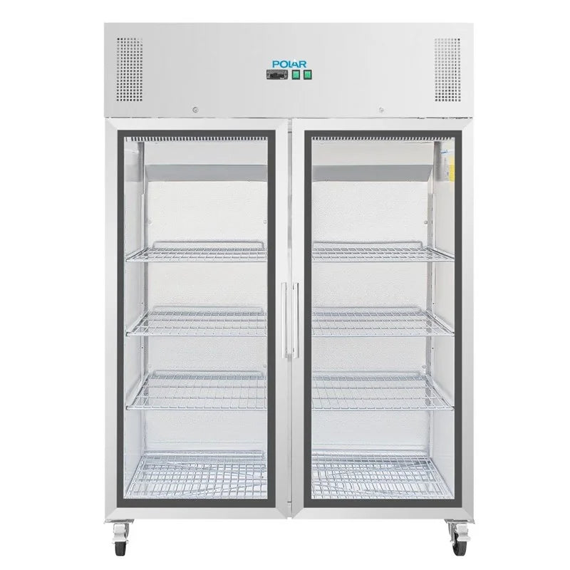 Polar G-Serie Gastro Kühlschrank 2-türig 1200 Liter mit Glastür