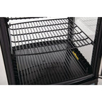 Polar C-Serie Tischkühlvitrine 86 Liter mit gebogener Tür, schwarz